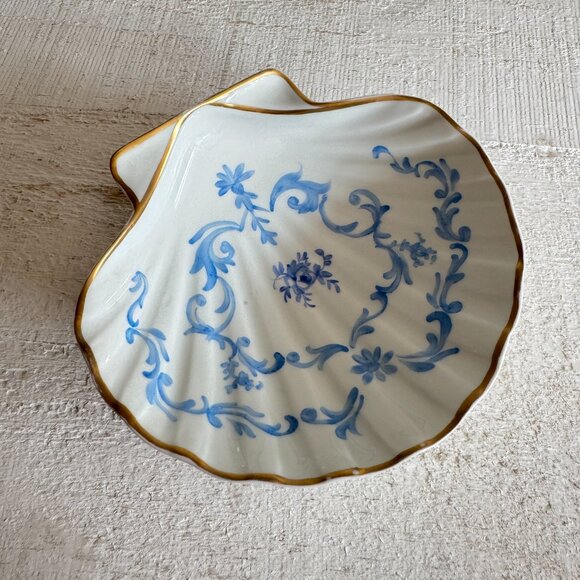 Vintage Limoges France Saks Fifth Avenue Shell Bowl - Picture 11 of 11
